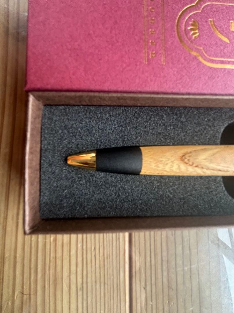 ボナンペン 欅 シャーペン0.5mm 真鍮金具 約32ｇ 野原工芸似