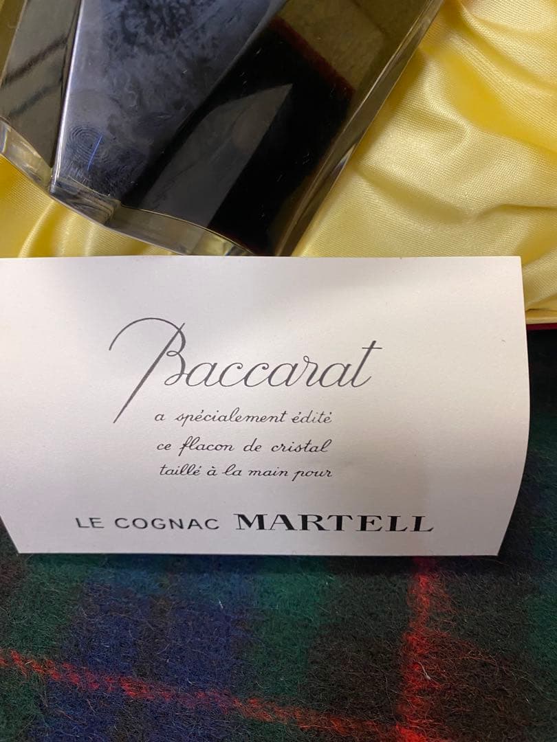 マーテル コルドン ブルー バカラ クリスタル 700ml コニャック　箱付き