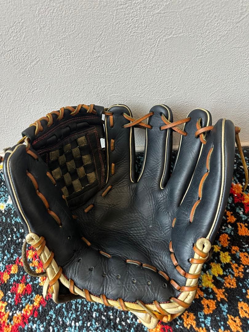 スラッガー 軟式グローブ 内野用　ブラック