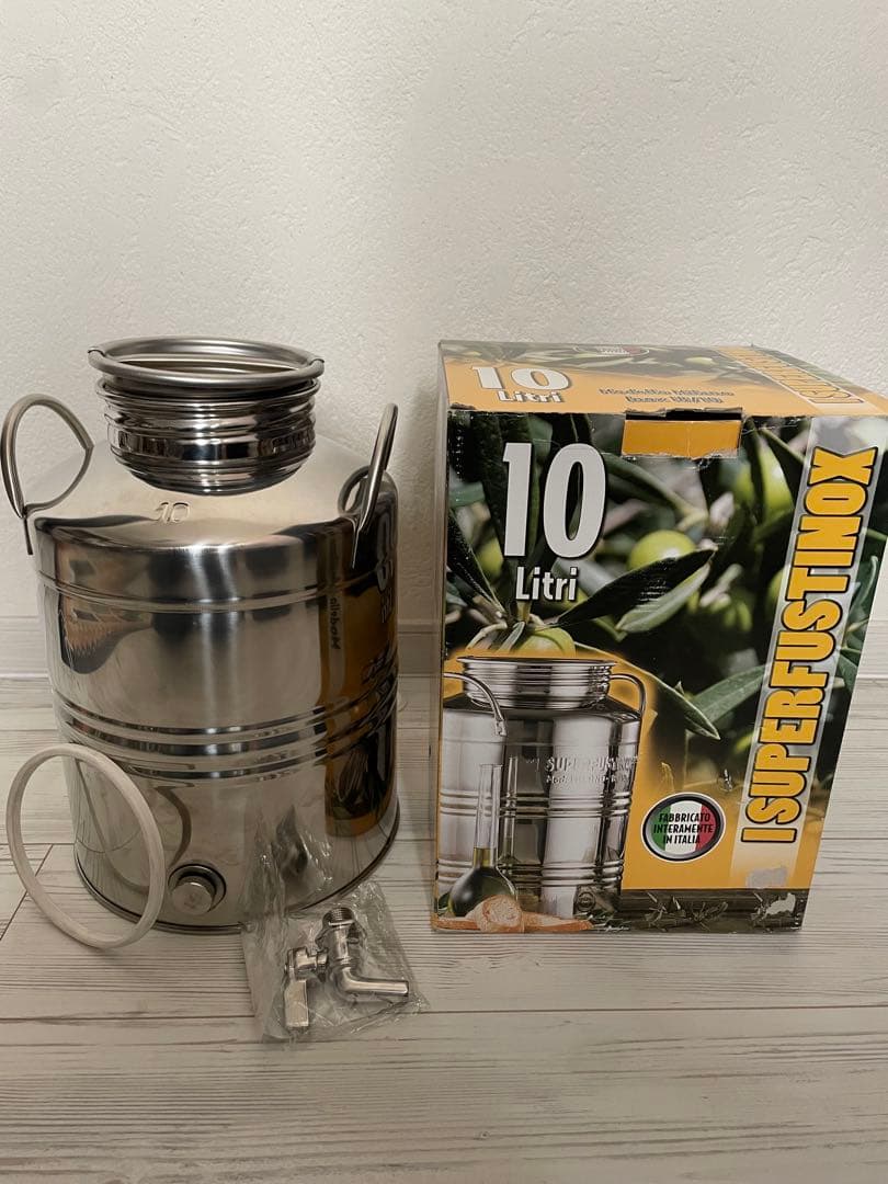 マルキジオ 新品未使用オイルドラムウォータージャグ10L