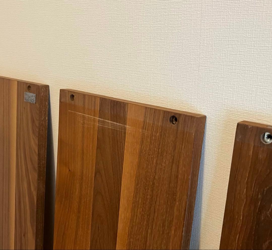 無印良品　スタッキングシェルフセット・３段×２列・ウォールナット材