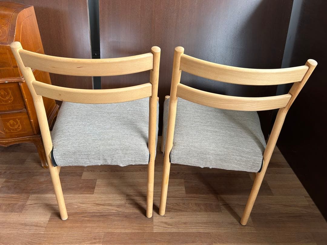 706 ニトリ　ダイニングチェア　Nコレクション ２脚セット　椅子　チェア　美品