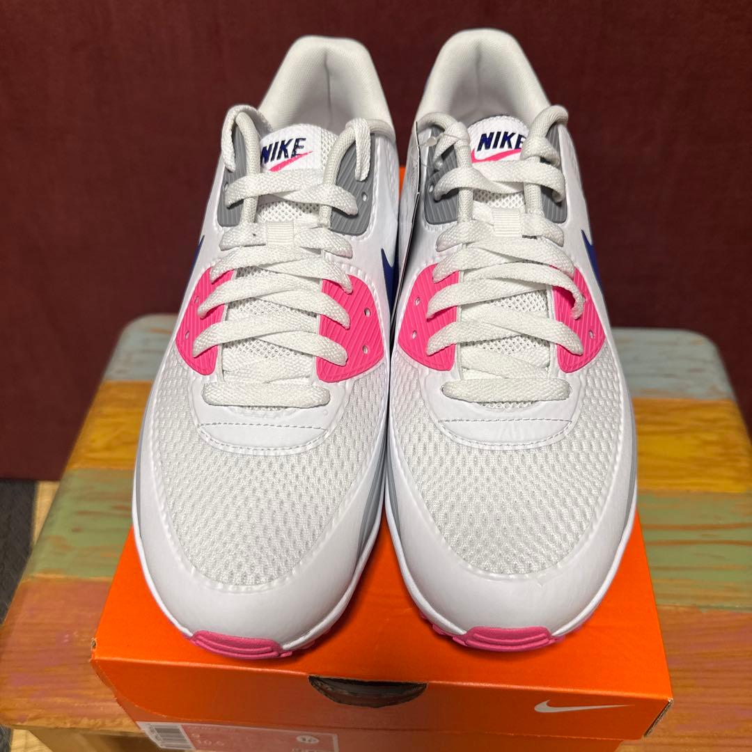 Nike Air Max 90 Golf ホワイト/ピンク/ネイビー 27cm