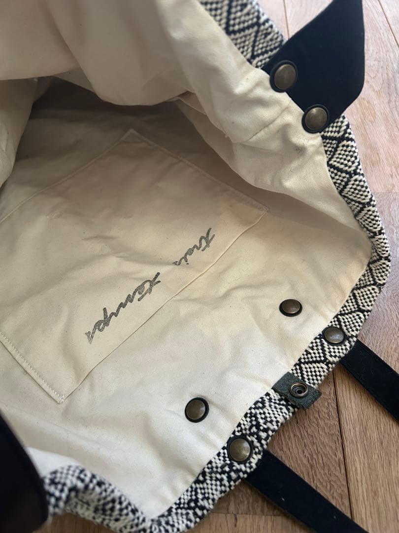 trois temps/トロワトン/手織り2WAYバッグ/北欧風