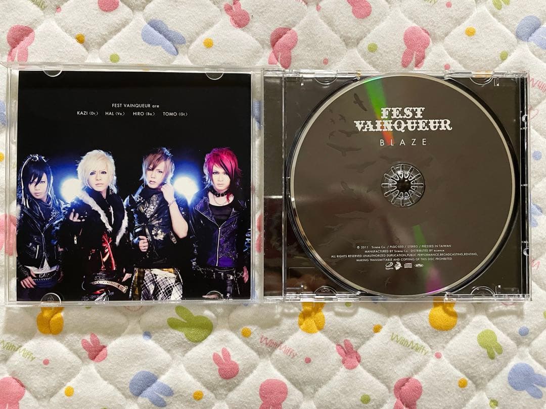 FEST VAINQUEUR CD 配布 チェキ ブロマイド サイン 限定版
