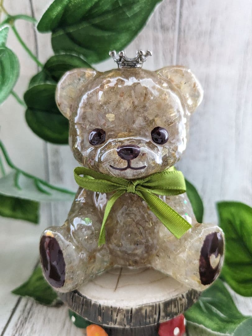 【ゼロ】エンジェルオーラクォーツの雪だるまちゃん形オルゴナイト☆他４点