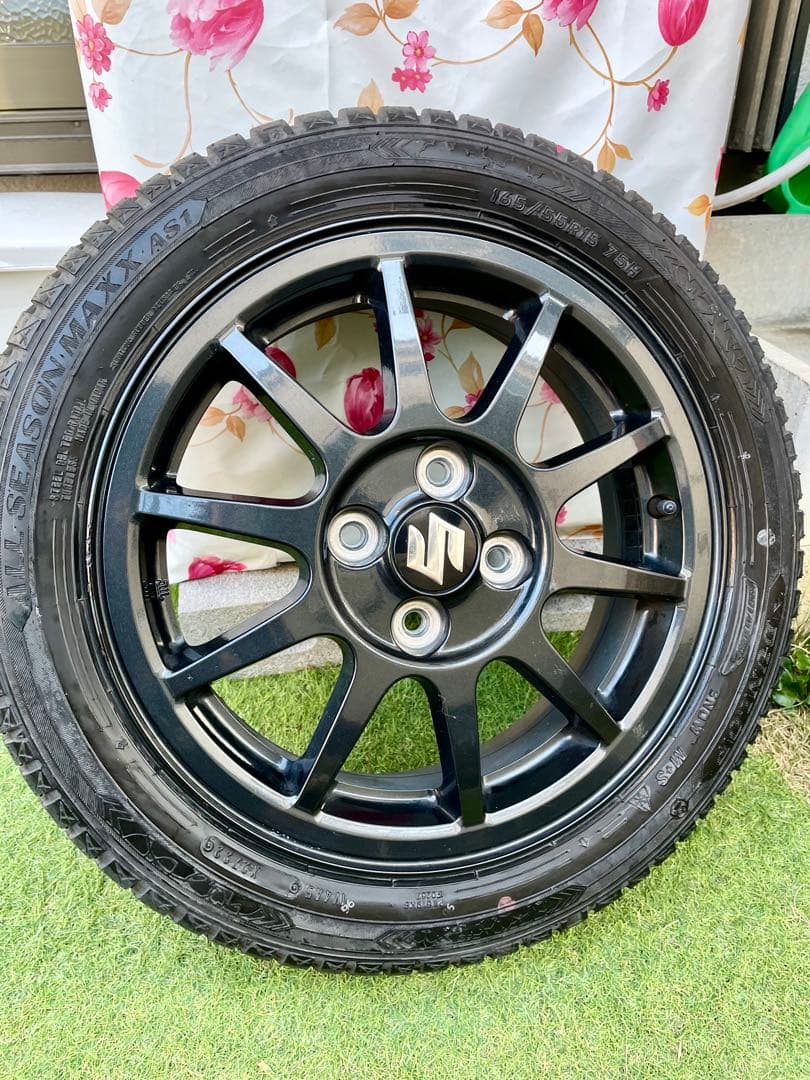 スズキ アルトワークス純正ホイール！ダンロップ オールシーズン付き！