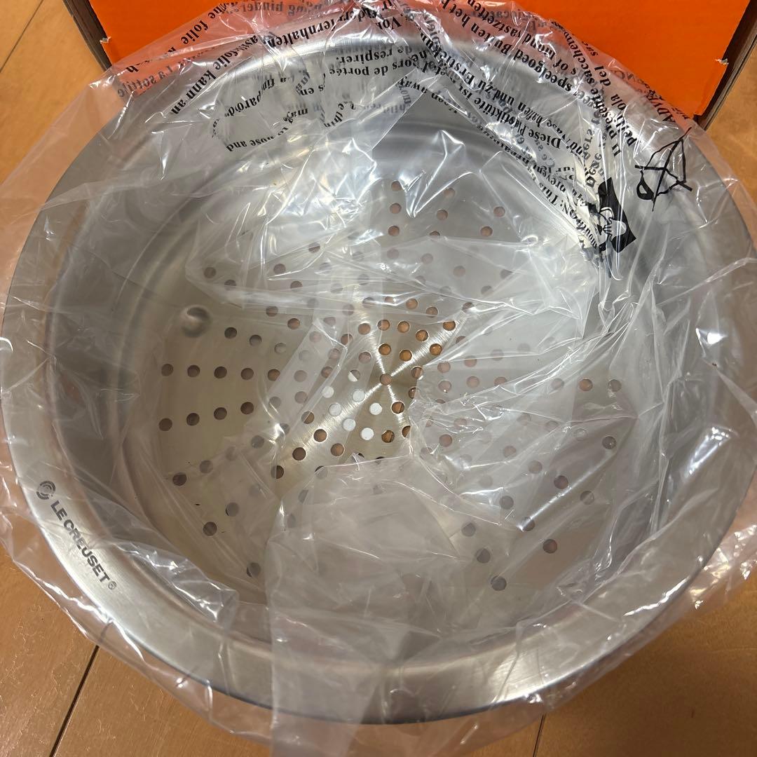 LE CREUSET ル・クルーゼ ココットロンド スチーマー ラピス ブルー