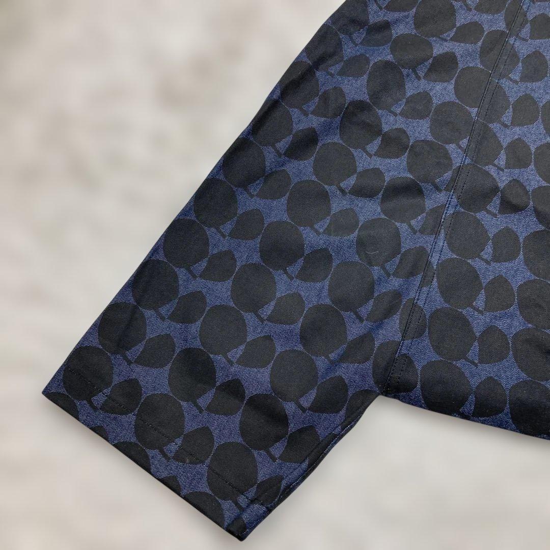 未使用級 希少Lサイズ ブラックコムデギャルソン サルエルパンツ 総柄 水玉