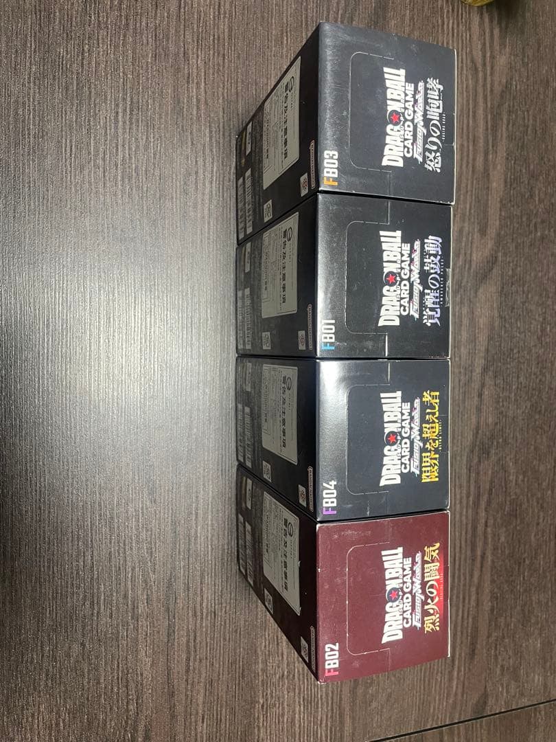 【新品・未開封】ドラゴンボールフュージョンワールド　4boxセット