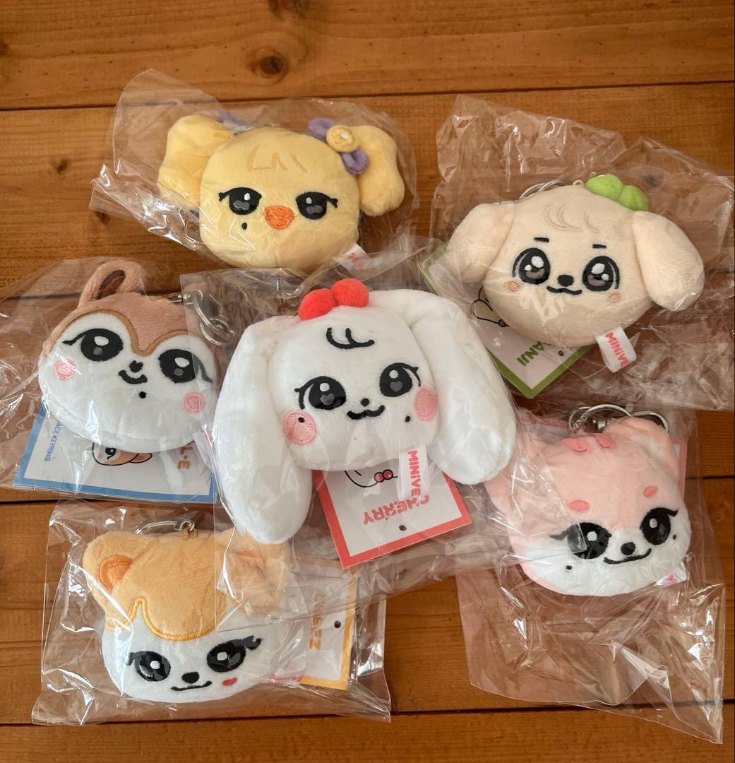 【新品未開封】IVE minive/ミニフェイスキーリングコンプリート6個セット