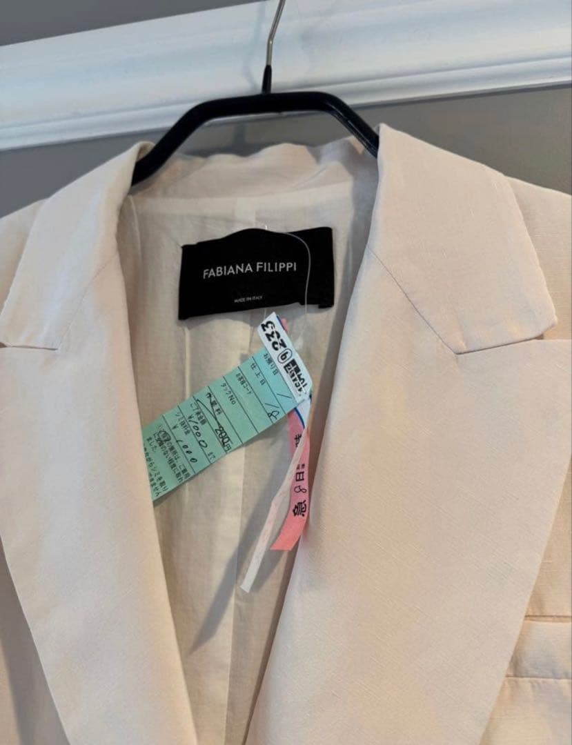 ⭐︎クローバー⭐︎FABIANA FILIPPI ベビーピンクダブルブレスト