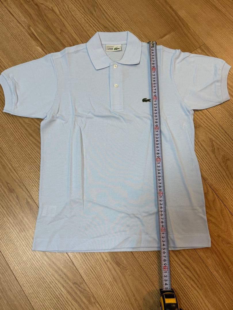 b*e様 フランス製 LACOSTE ラコステ ポロシャツ 水色 サイズ6 メン