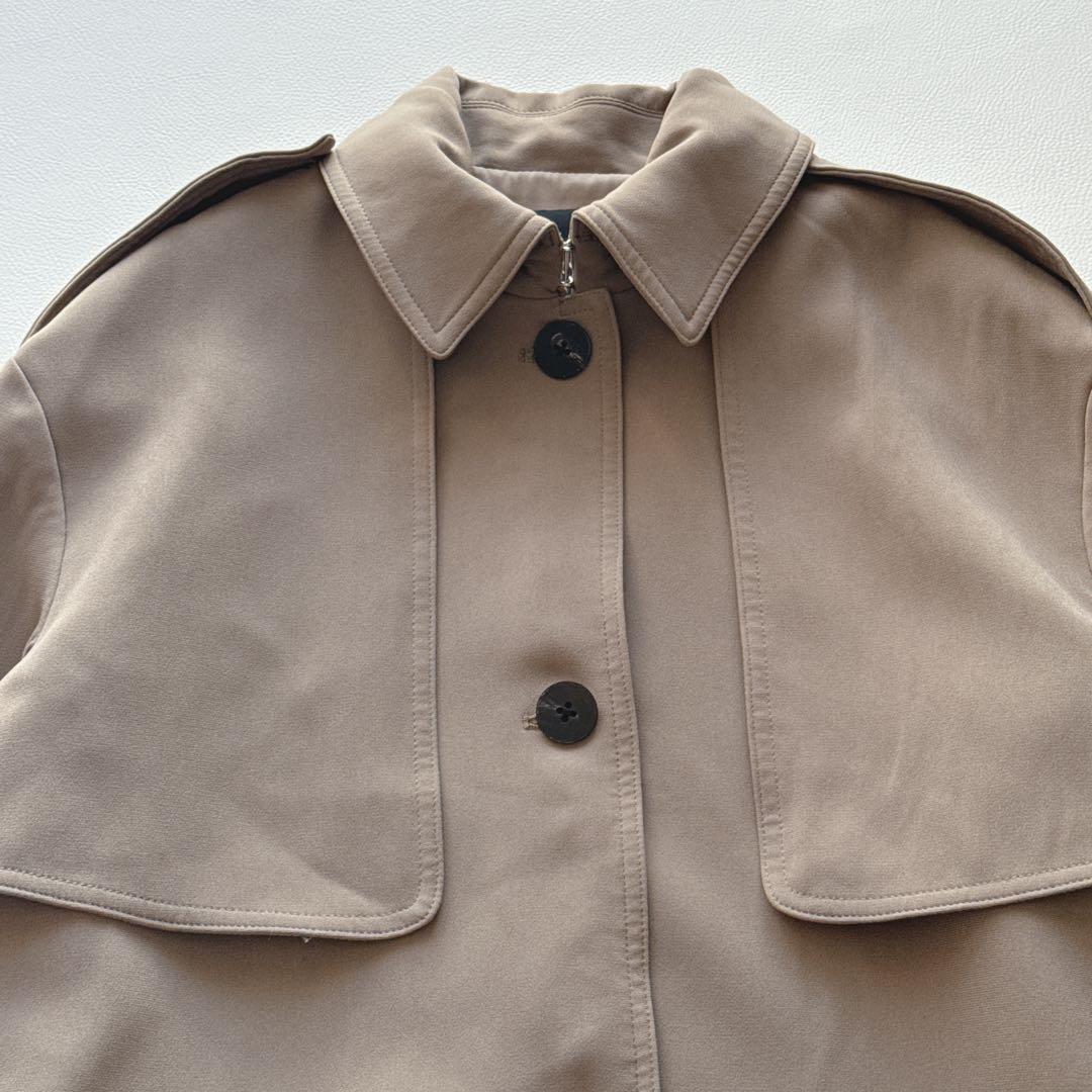 セオリー トレンチ　ジャケット　Dry Crepe Crop Trench W