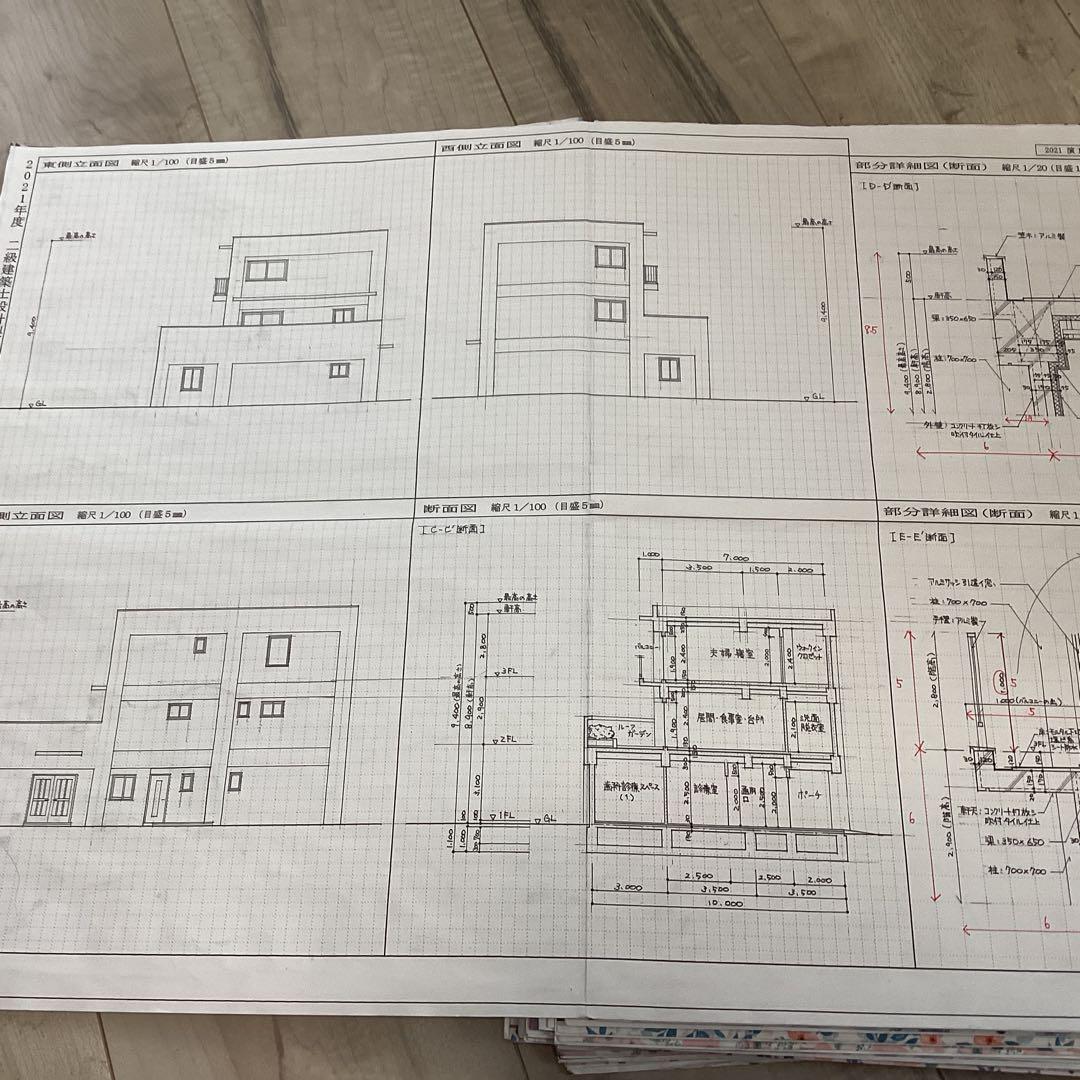 二級建築士【木造】製図(日建学院)16セット