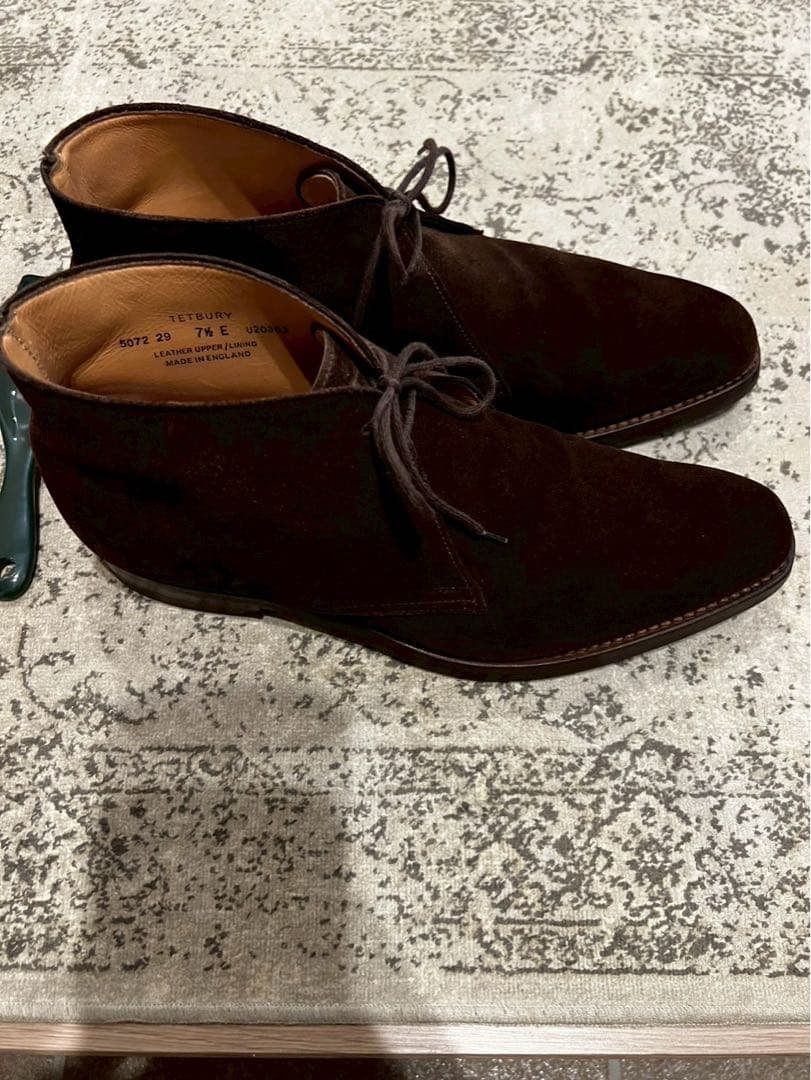 使用僅か極美品 #クロケットアンドジョーンズ #テッドベリー UK7.5E