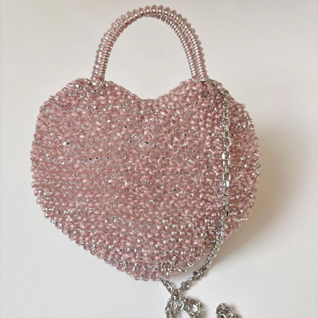 現行品　アンテプリマ　クオーリ　フラミンゴシルバー　2way チェーン付き