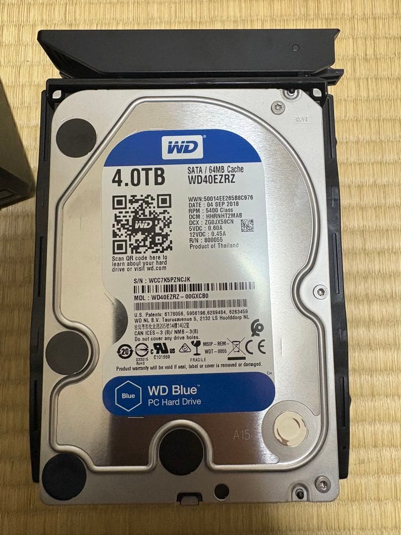 Synology DS918+ NAS ほぼ新品HDD4Tx4台