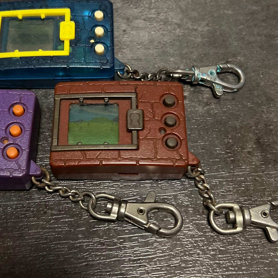 ★デジタルモンスター デジモン クリアブルー パープル ブラウン ※動作確認済