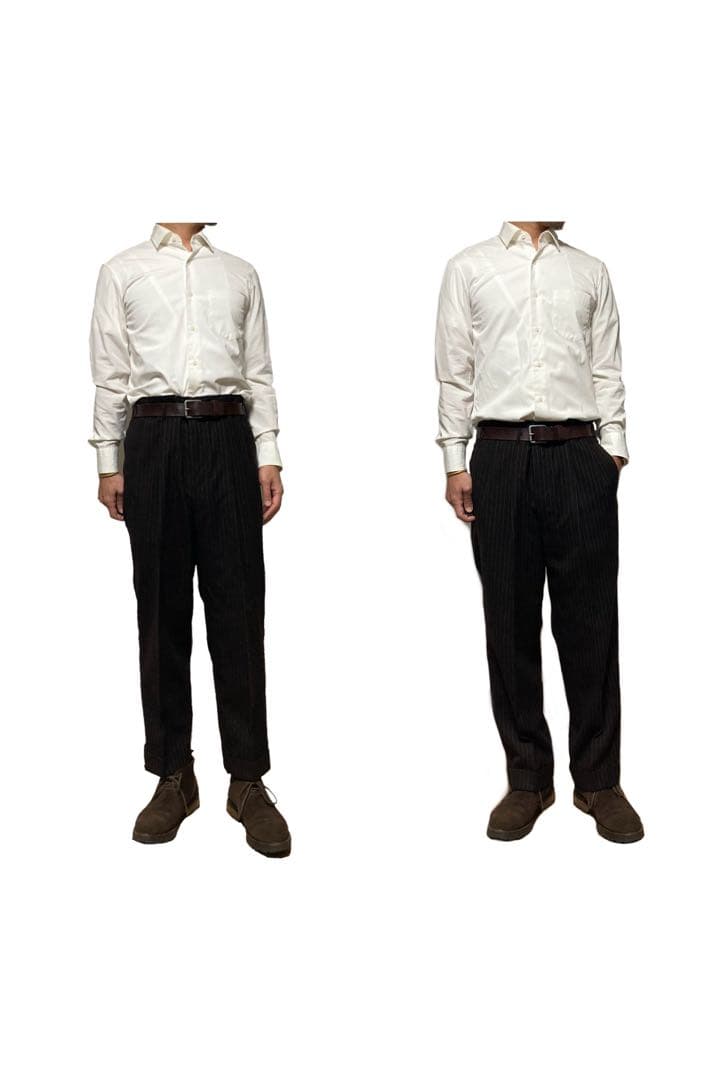 着画有り 60s vintage 昭和 スーツ セットアップ ダブル ウール