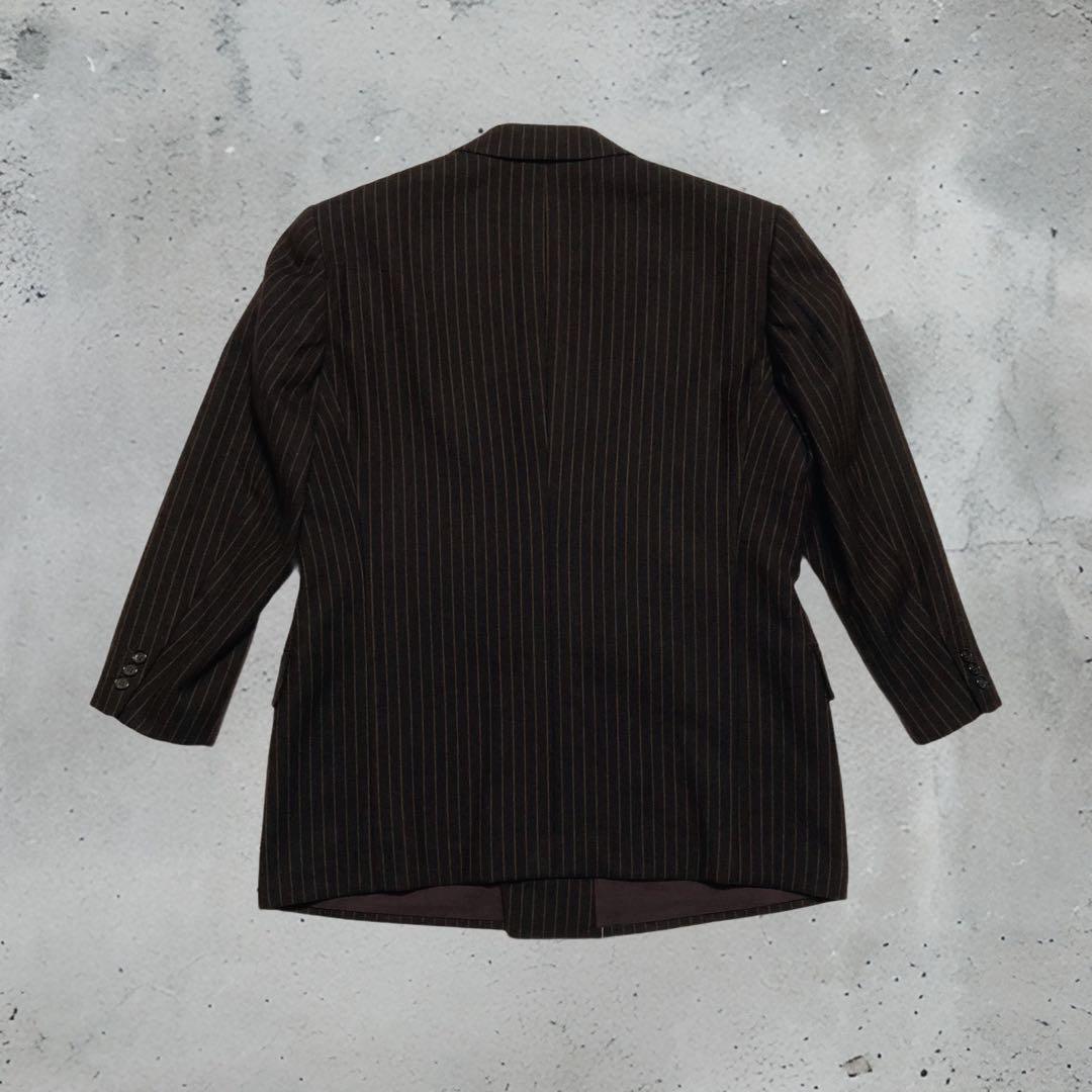 着画有り 60s vintage 昭和 スーツ セットアップ ダブル ウール