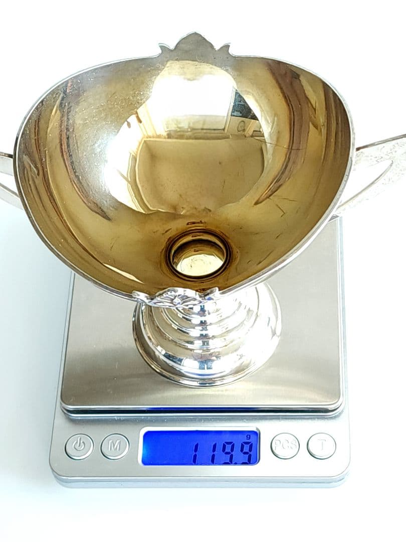 アンティーク 銀製 78'北海道新聞社杯優勝カップ 119.9g トロフィー