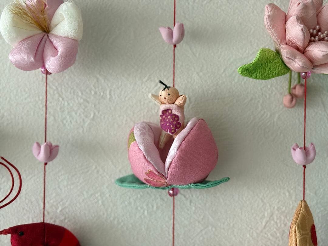 可愛いつるし雛No.167 壁掛けタイプ・ひな祭り・桃の節句・さげもんつるし飾り