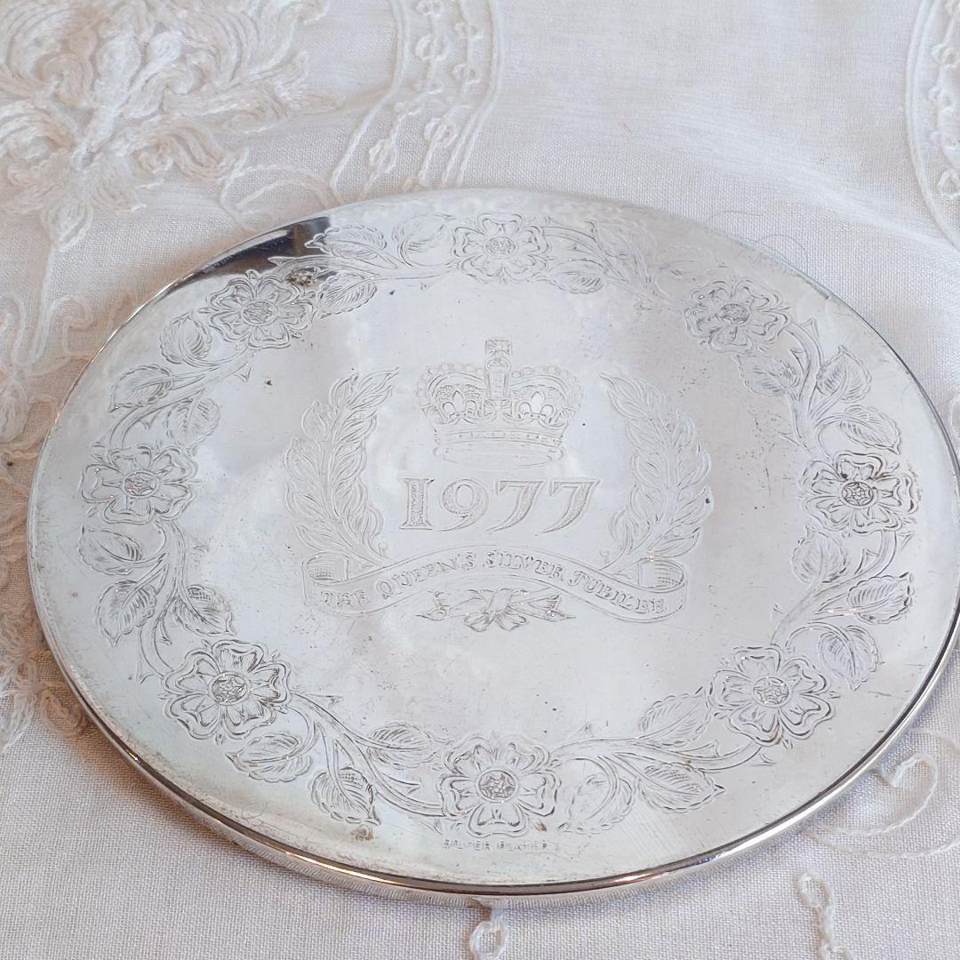 シルバーポットスタンド　鍋敷き　ティーマット　トリベット　イギリス　アンティーク