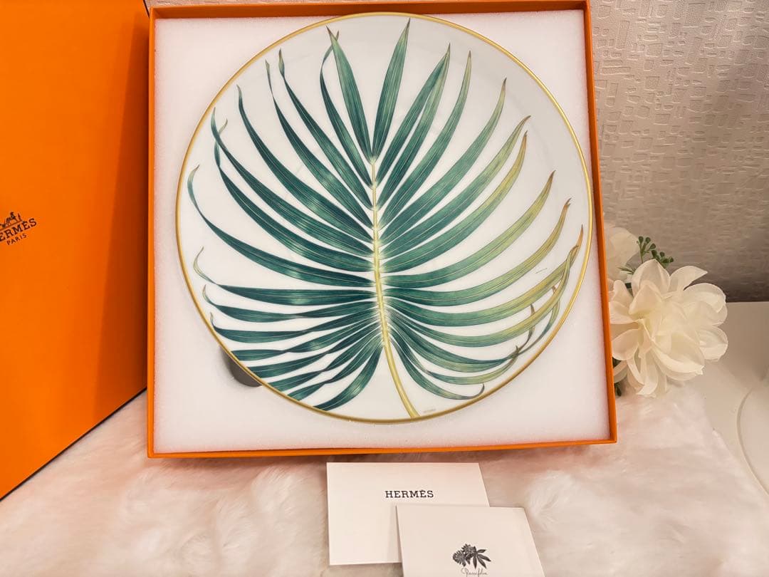 新品 エルメス HERMES パシフォリア 大皿 お皿 2枚