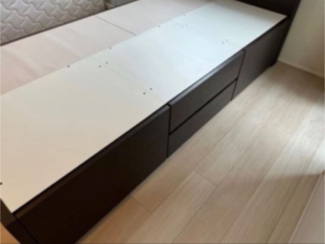 ニトリ　シングルベッド　ジオチェスト　フレーム　収納