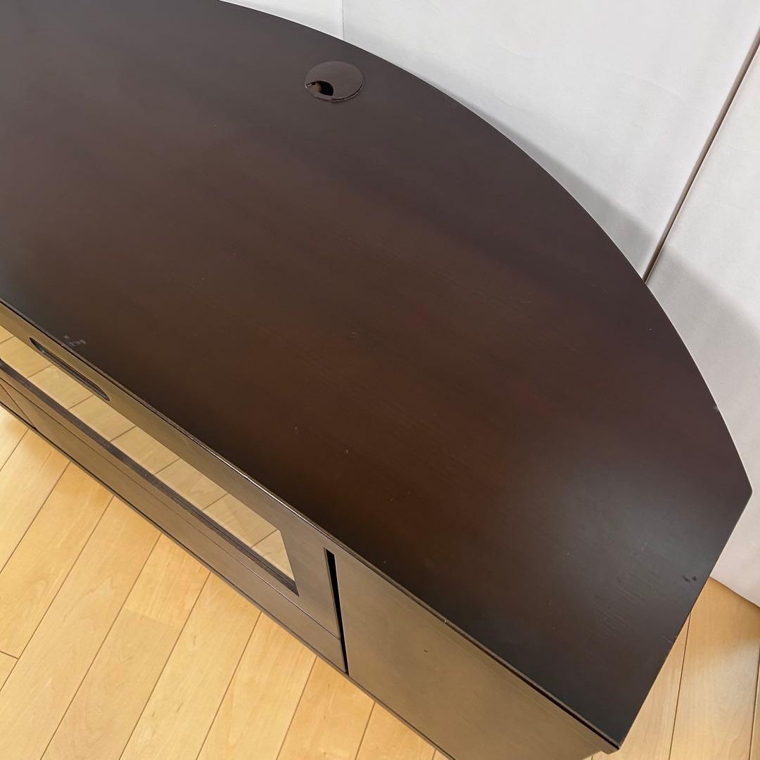 マルヨシ民芸　テレビ台　楕円　天然木　幅105 希少　丸脚　アンティーク