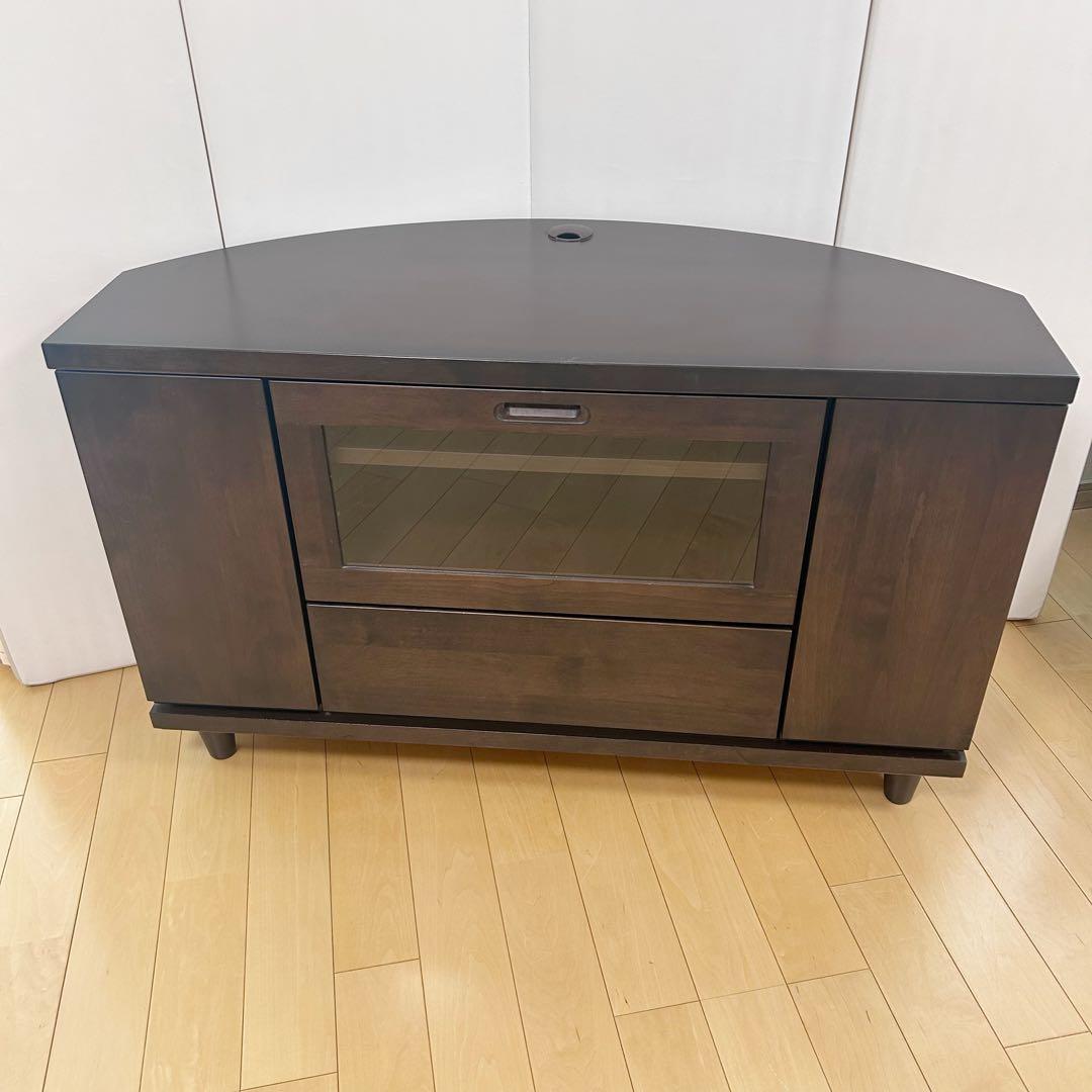 マルヨシ民芸　テレビ台　楕円　天然木　幅105 希少　丸脚　アンティーク