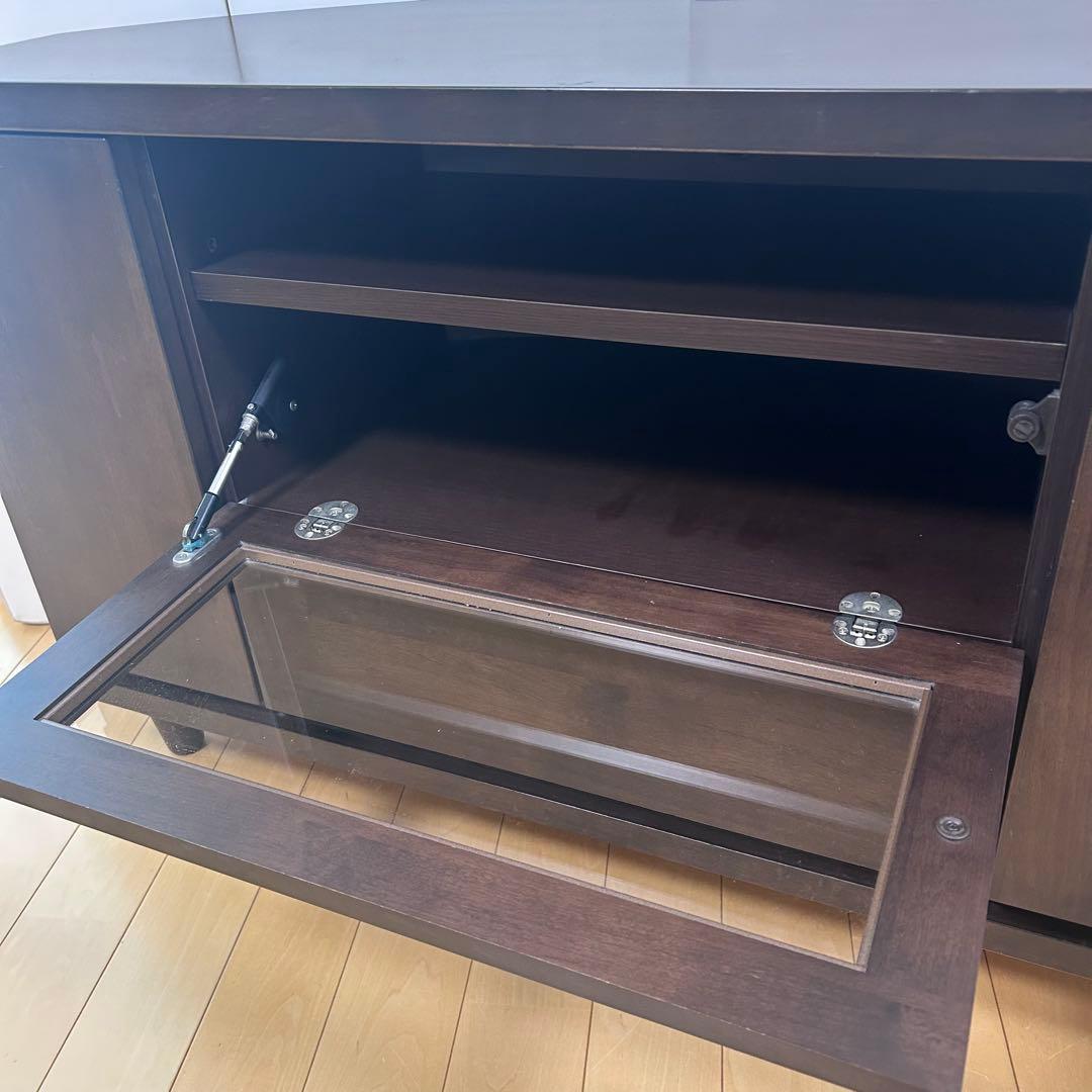 マルヨシ民芸　テレビ台　楕円　天然木　幅105 希少　丸脚　アンティーク