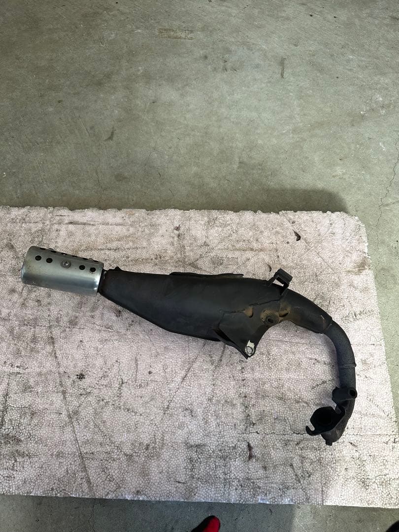 DJ-1純正マフラー Dioタクト黒に塗装済多少の値下げ⭕️