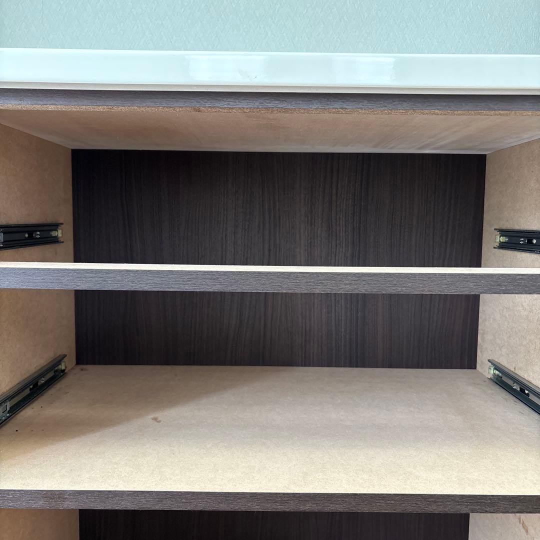 キッチンカウンター キュリー2 120CT DBR ニトリ