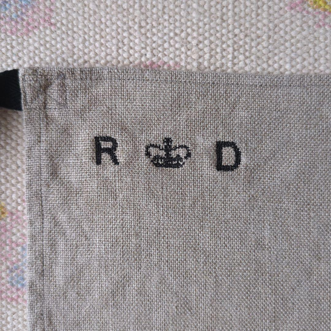 R&D.M.Co-/OLDMANS TAILOR キャンバスリネンエプロン