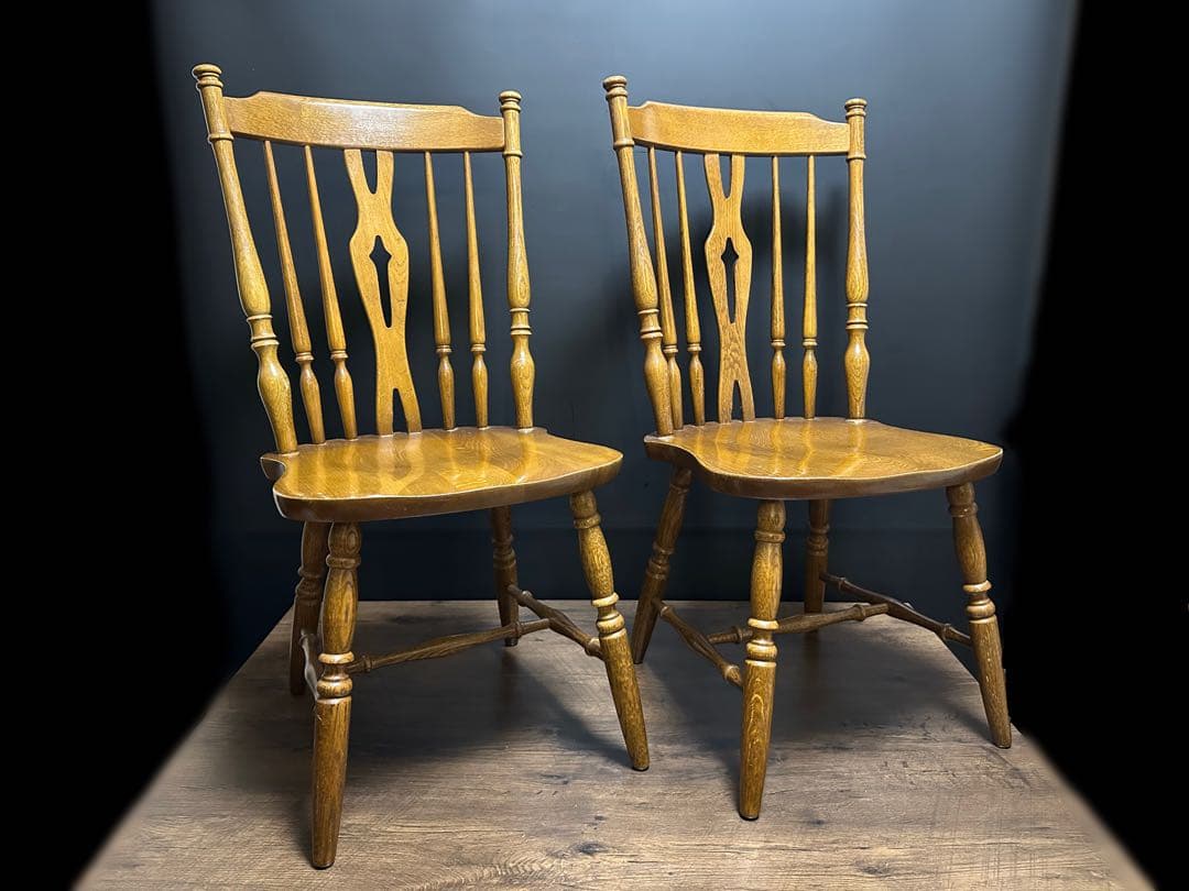 ウィンザーチェア オーク　 飛騨　 太平WINDS　2脚セット