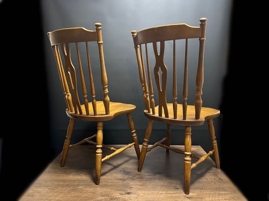 ウィンザーチェア オーク　 飛騨　 太平WINDS　2脚セット