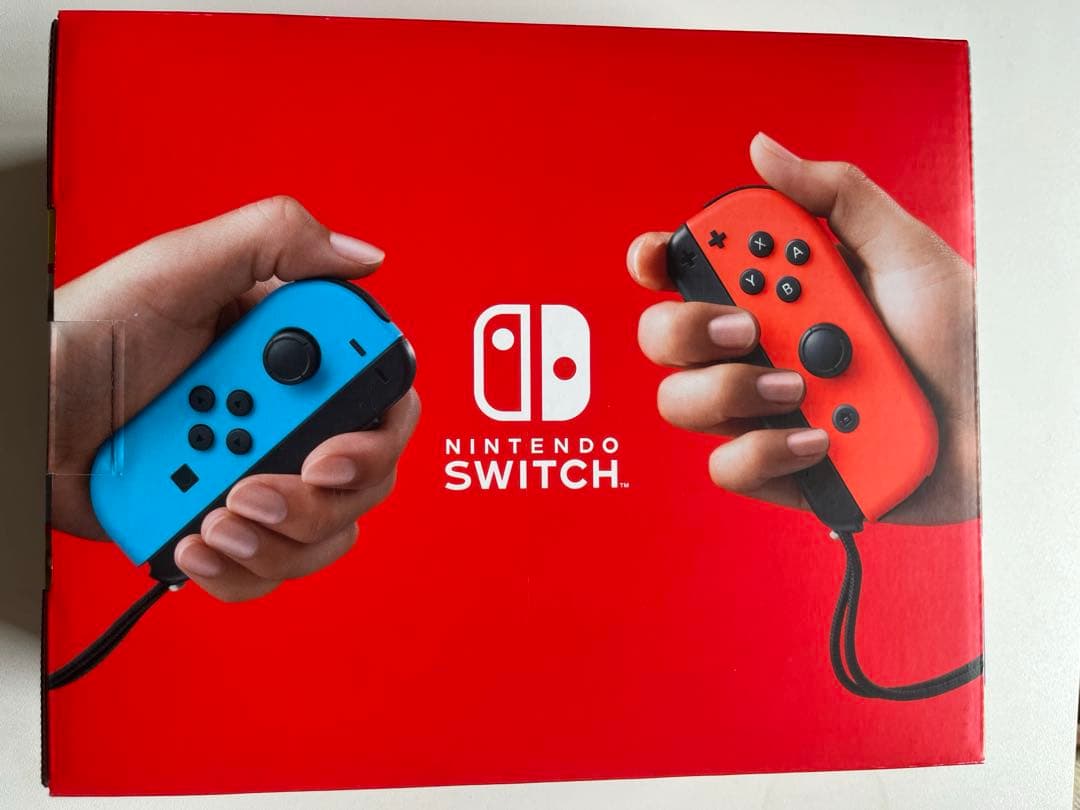 新品未開封未使用Nintendo Switch 本体 青/赤 Joy-Con付き