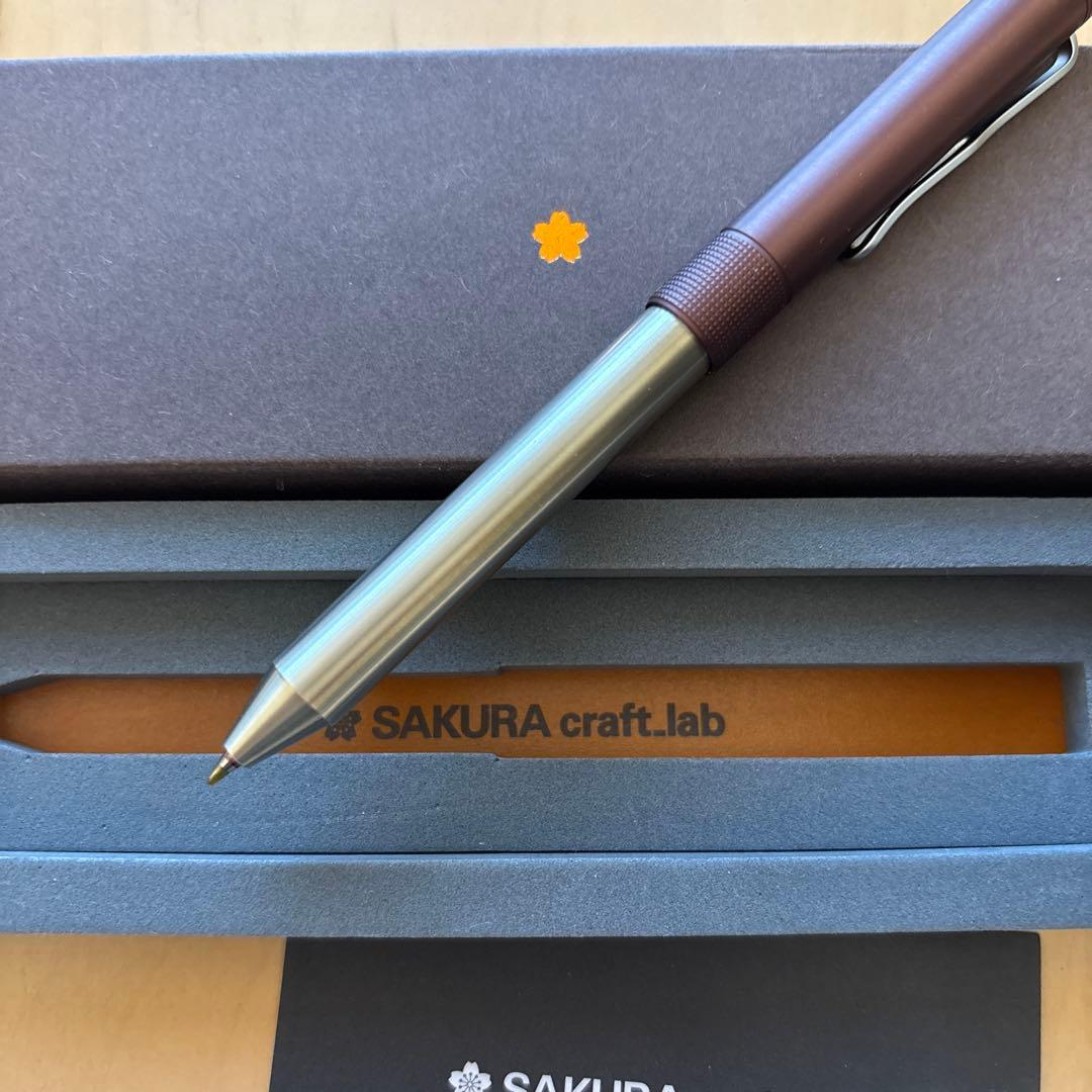 サクラクラフトラボ004 ガーネットレッド試し書きのみ