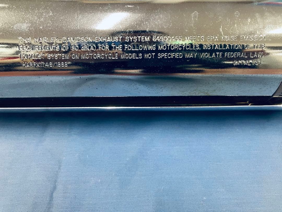 18-24年ソフテイル FLHC FLHCS FLDE 北米純正マフラー