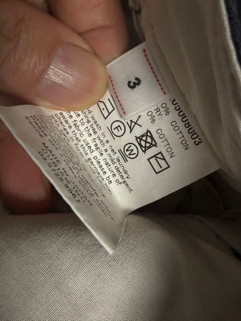 パンツ 21AW Sz3 Visvim high water chino navy