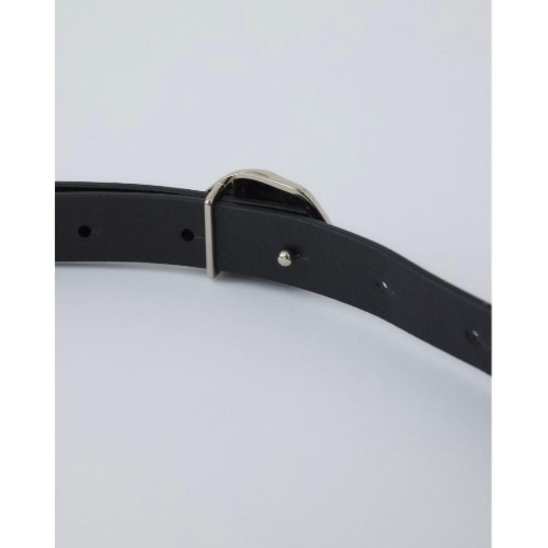 【RIM.ARK】 Stone motif leather belt