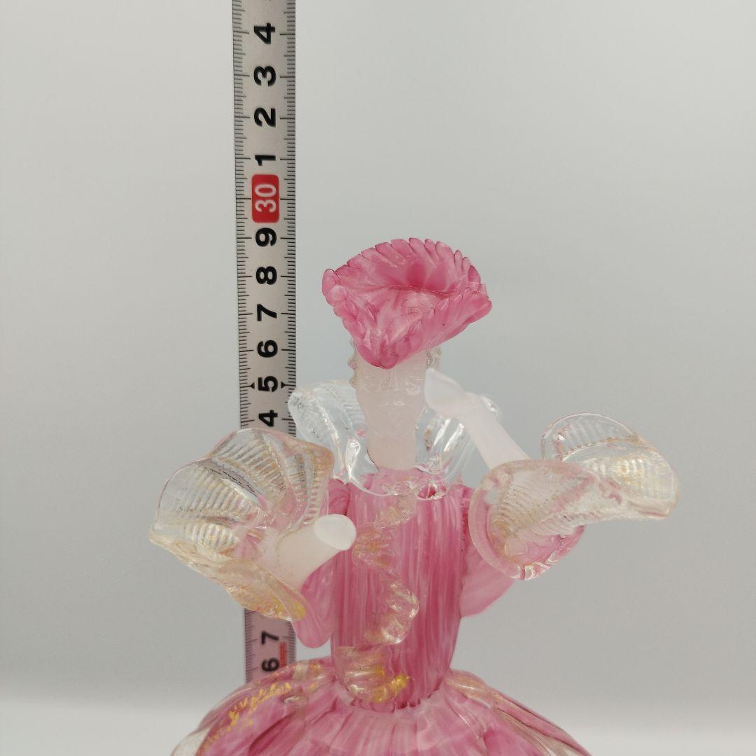 【希少】ベネチアングラス ムラーノ 大型フィギュリン 高さ29.5cm