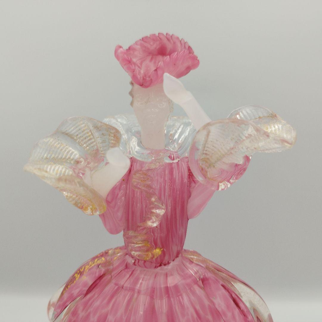 【希少】ベネチアングラス ムラーノ 大型フィギュリン 高さ29.5cm