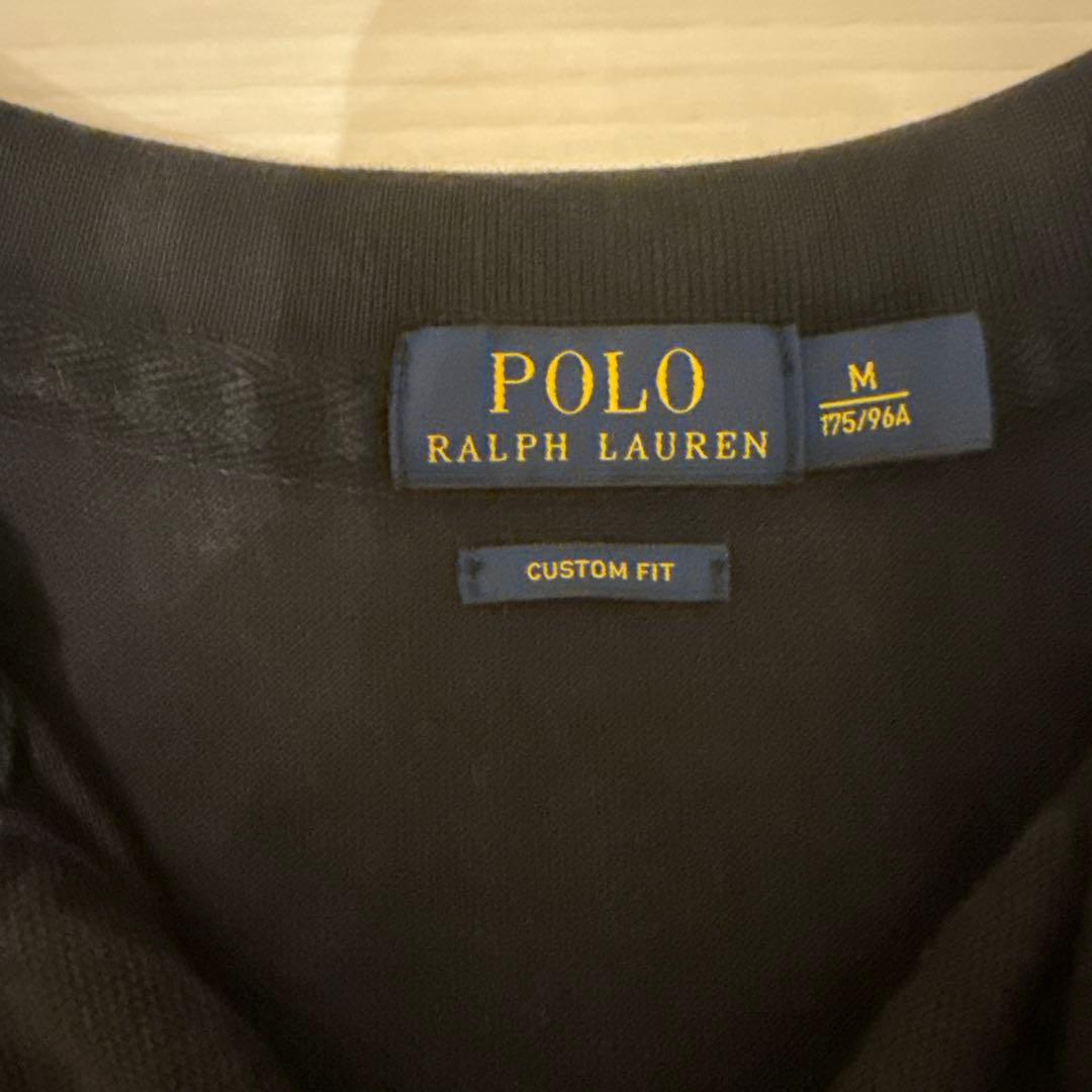 Polo Ralph Lauren ブラック ポロシャツ M big pony
