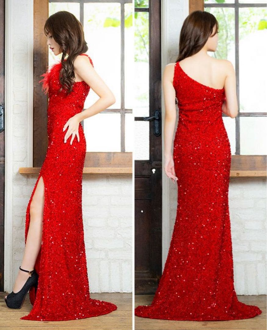 Tika マーメイドドレス レッド M