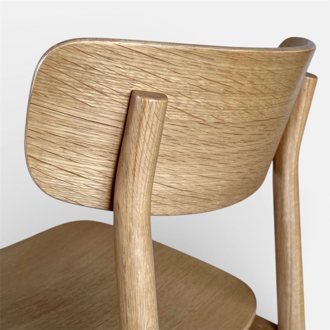 無印良品　MUJI　オーク材　ダイニングチェア　②