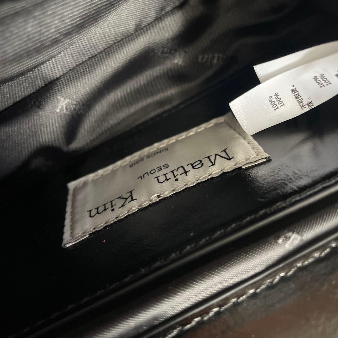 matin kim チェーンショルダーバック　ブラック