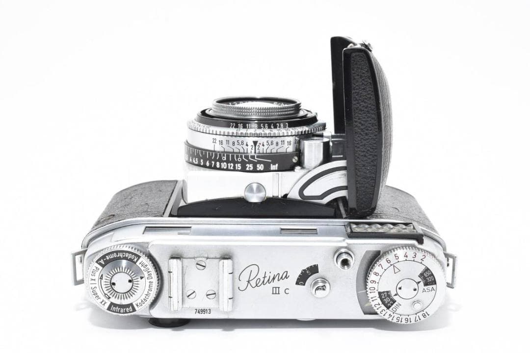 ★美品・純正本革ケース付き★Kodak Retina IIIc #★動作確認済